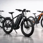 Moderne E-Bikes 2026 mit integriertem 800-Wh-Akku im Studio – neue Modelle mit großer Reichweite im Vergleich
