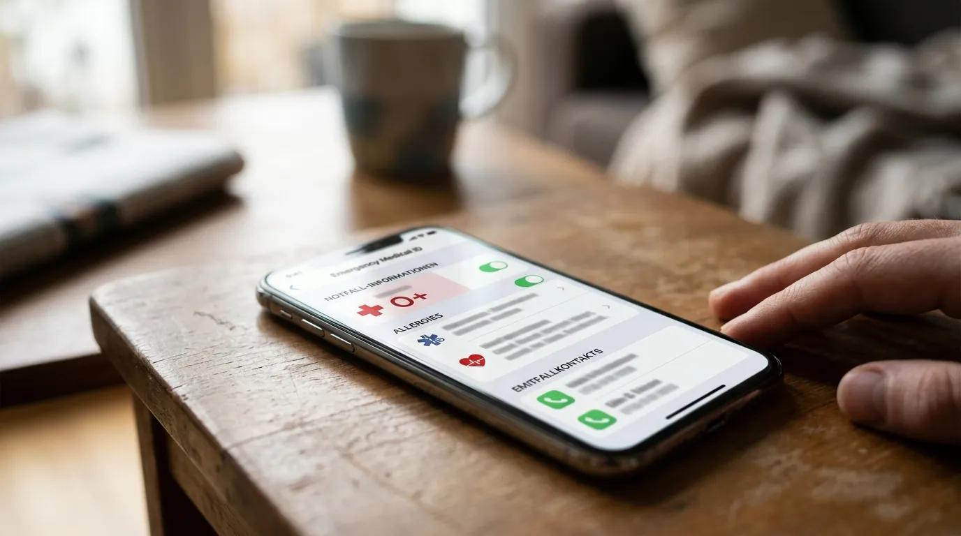 Illustration zu: Smartphone Notfallpass: So funktioniert der Lebensretter auf Sperrbildschirmen